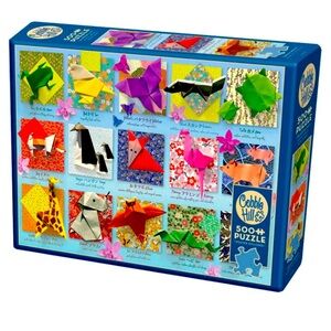 500-piece Cobble Hill Origami Animal Jigsaw Puzzle